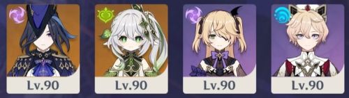 クロリンデパーティ編成例