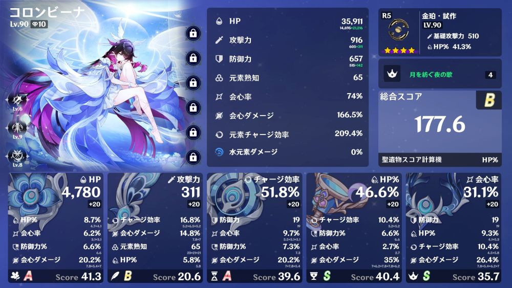 Luna7幽境の激戦「開眼せし者」戦のコロンビーナ