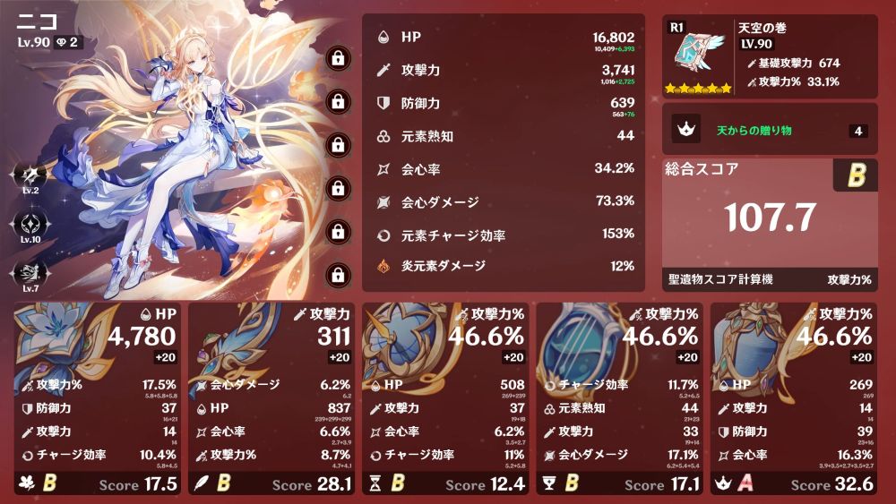 Luna7幽境の激戦「百戦練磨の凛狼」戦のニコ