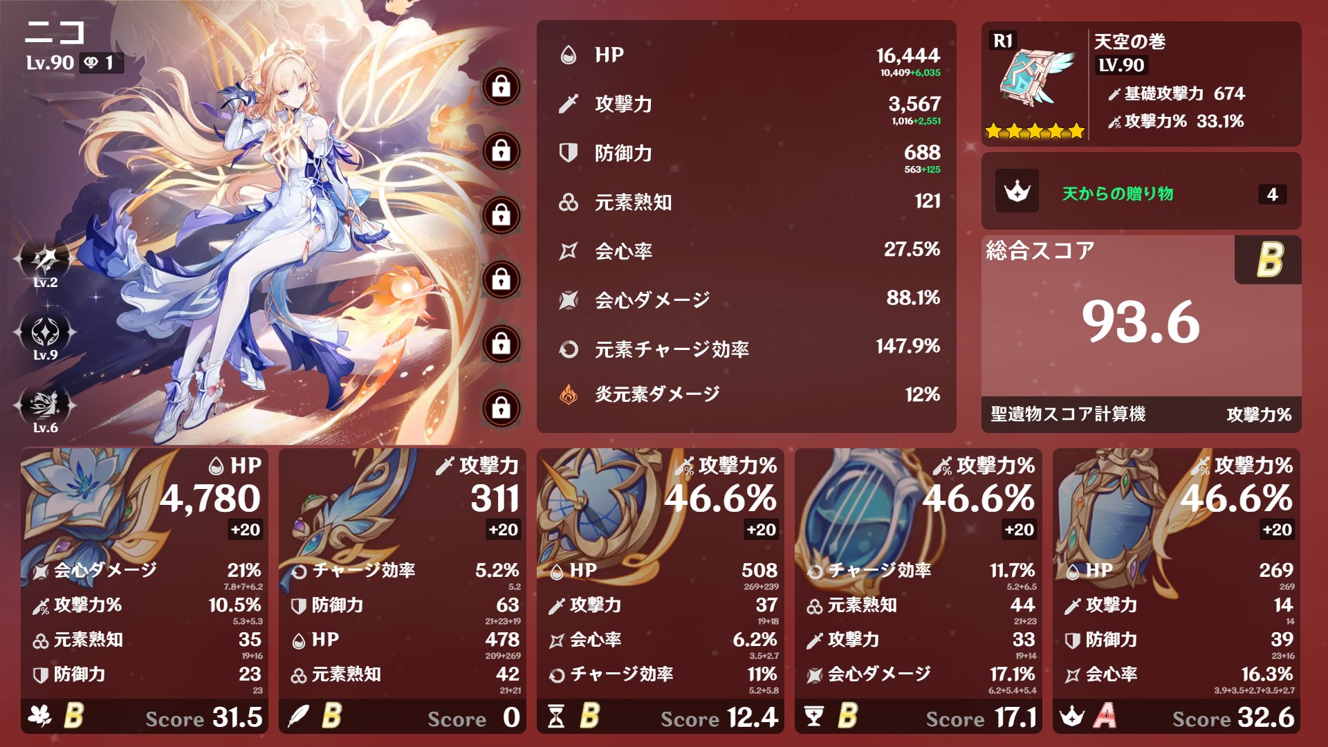 ニコのビルドカード